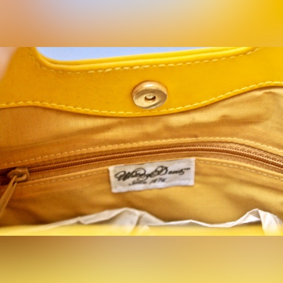 WHITING & DAVIS HANDBAG YELLOW MESH NWT Y2K - Picture 8 of 9